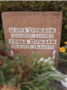 Donath, Irma * 1913, + 1999   Donath, Kurt * 1908, + 1987 