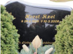 Axel, Emma (geb. Kolz) * 1904, + 1974   Axel, Horst * 1929, + 2008   Axel, Richard * 1903, + 1988 