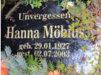 Mbius, Hanna * 1927, + 2003 